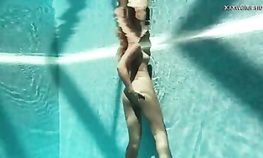 Haley Hill Underwater Pool Nude