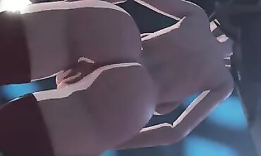 MMD: Amber's Donut Crevasse Gets Humped