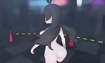 MMD: Amber's Donut Crevasse Gets Humped