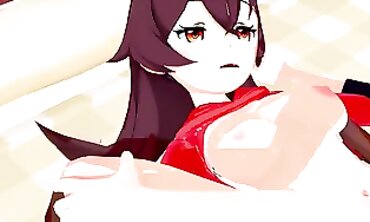 Amber Genshin Impact 3D Hentai Animation