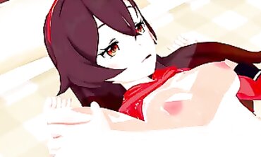 Amber Genshin Impact 3D Hentai Animation