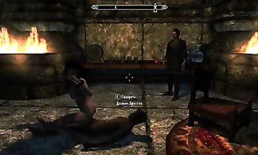 Skyrim: Faux-Cock Fetish Orgy with Rough Hardcore Sex