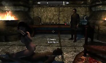 Skyrim: Faux-Cock Fetish Orgy with Rough Hardcore Sex