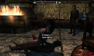 Skyrim: Faux-Cock Fetish Orgy with Rough Hardcore Sex