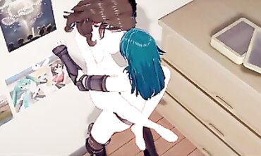 Byleth Rides Dorothea's Strap-On in Rough Lesbian Fire Emblem Hentai