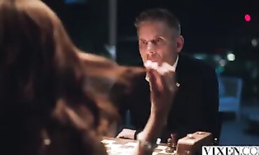 Vanna Bardot's Winning Moves in a Chess-Themed VIXEN Scene