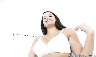 Ebony Sasha Juicy Gets Deep Fingering In Nylons