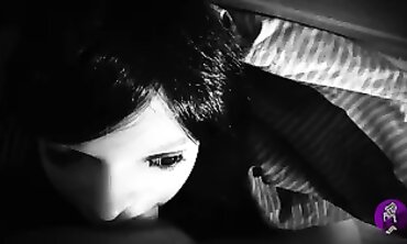 POV Brunette Nymph Delivers Deep Throat Blowjob With Facial