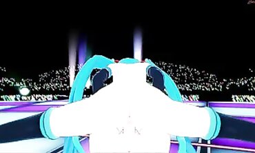 Hatsune Miku POV Stage Fuck After Public Masturbation