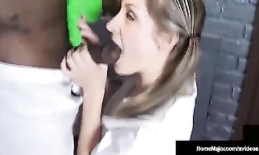 Blonde College Girl Jayla Diamond Gets Plugged By Rome Major
