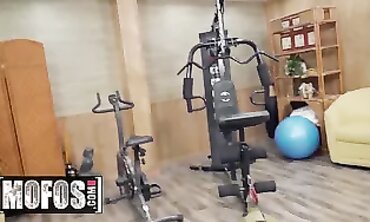 Ember Snow Gets Post-Workout Pounding in the Gym