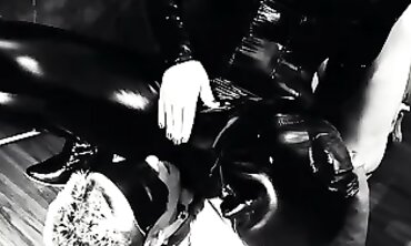 Dirty Talk Fem Dom Bondage Home Fuckfest with Gauze Restraints