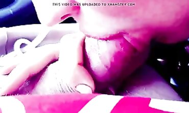 Russian Amateur Road Hooker POV Deep Throat Cum Swallowing