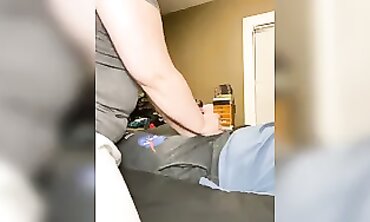 Amateur MILF Wife Enjoys POV Blowjob and Titty Cumshot