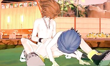 Sora and Aqua Get Naughty at the Hot Springs