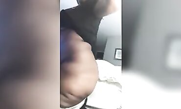 Ebony BBW Rough Hotel Fuck