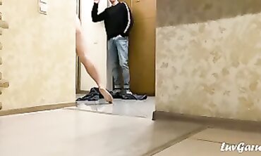 LuvGaru Seduces Delivery Guy in Cuckold Compilation