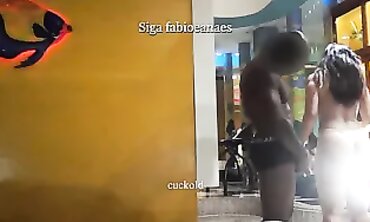 Interracial Beach Dogging for Hotel Cuckold