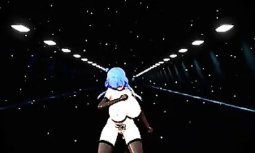 MMD Azur Lane St. Louis & Honey: Busty Anime Orgy