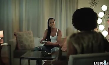 Ebony Lesbians Misty Stone and Sizi Sev Enjoy Dark Scissoring