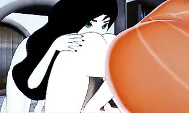 Kim Possible Gets Rough Strap-On Sex With Sheego