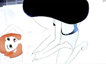 Kim Possible Gets Rough Strap-On Sex With Sheego