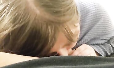 POV Blowjob From Cute Chubby Blonde Fiancée