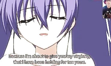 Anime Cosplay Babe with Big Tits and Ass Masturbating