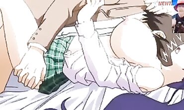 Anime Cosplay Babe with Big Tits and Ass Masturbating