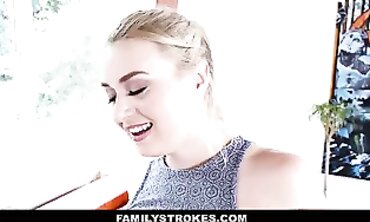 Natalia Starr Gets a Creepy Family Massage from Her Step-Brother
