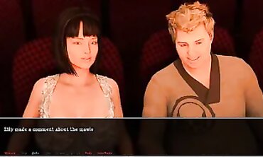 Latina MILF Lily and Cougar Joy Enjoy Theatre Masturbation