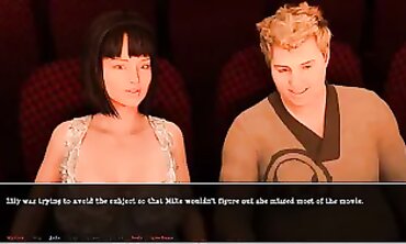 Latina MILF Lily and Cougar Joy Enjoy Theatre Masturbation
