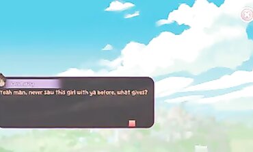 Pocket Waifu: Ebony FFM Threesome Picnic Adventure