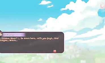 Pocket Waifu: Ebony FFM Threesome Picnic Adventure