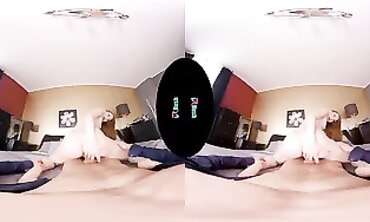 Charlie Red Takes Her Stepdad's Thick Cock in VR