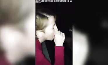 Red-Haired MILF Takes BBC Gloryhole