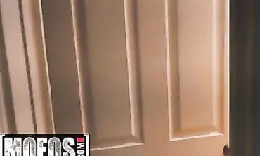 Gia Derza's First Anal Experience with Jake Adams in the Restroom