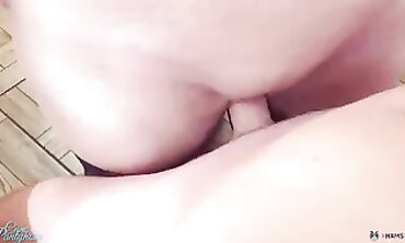 POV: Stepsister Gets Roughly Fucked And Creampie