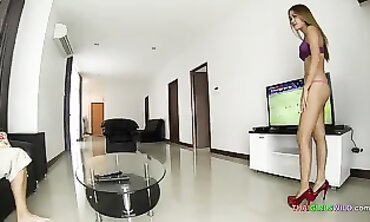 Petite Thai Blonde Gets Pounded in Hardcore POV