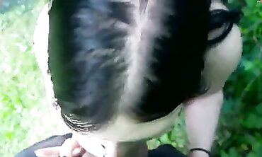 Plumper BBW Gives Deep Throat POV Blowjob and Swallows Cum