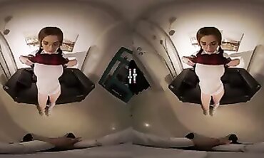 Scarlett Jones Strips Her Lingerie in DarkRoomVR