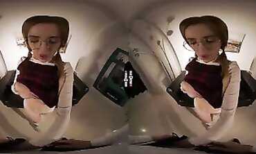 Scarlett Jones Strips Her Lingerie in DarkRoomVR