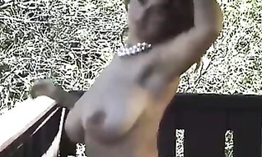 Chloe and Pink Perform a Sensual Public Striptease