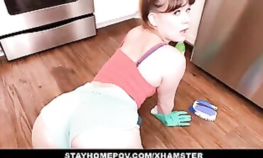 Alison Rey Gets Caught and Pummeled in a Hardcore POV Fuck