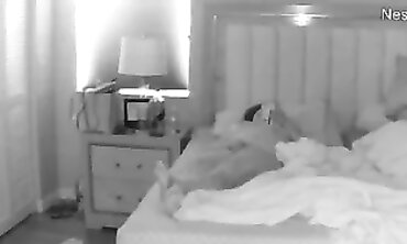 Hairy Ex-Wife Hides While Masturbating