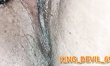 POV Creampie with Hairy Babe Angelina