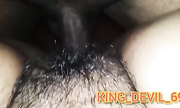 POV Creampie with Hairy Babe Angelina