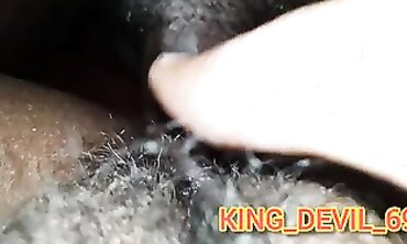 POV Creampie with Hairy Babe Angelina