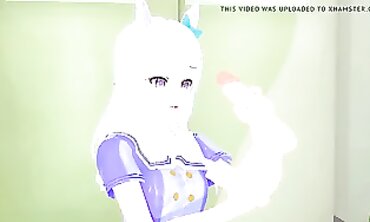 Mejiro McQueen Rooftop POV Blowjob