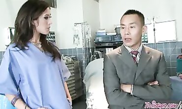 Capri Cavanni and Keni Styles in a Rough Malpractice Role Play